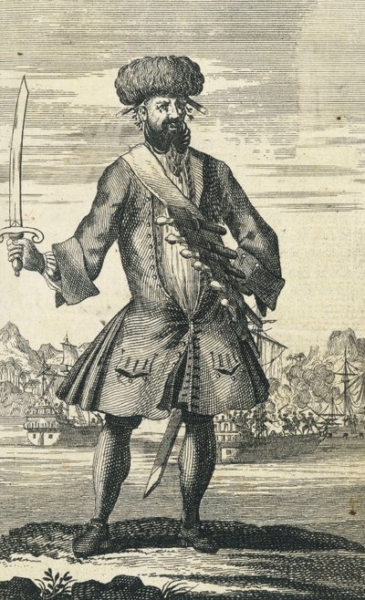 O pirata Barba Negra de B. Cole