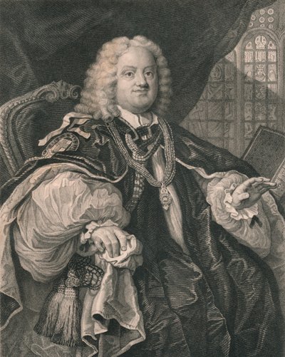 Benjamin Hoadly, 1676-1761, clérigo inglês, século XIX de B Holl