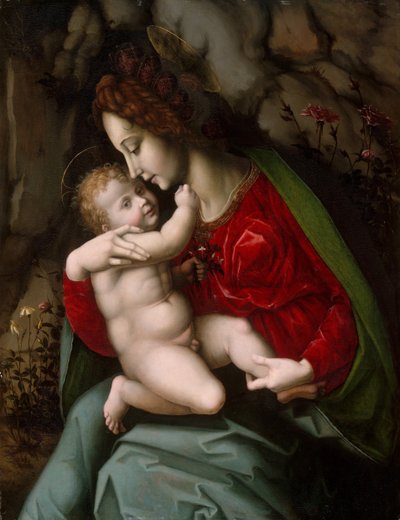Madonna and Child, possivelmente no início da década de 1520. de Bacchiacca