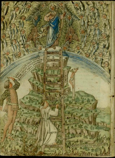 Baldini, Baccio - Escada da Virtude 1477 de Baccio Baldini