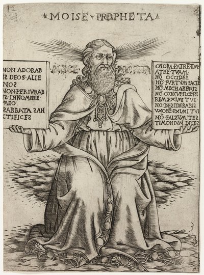 O Profeta Moisés de Baccio Baldini