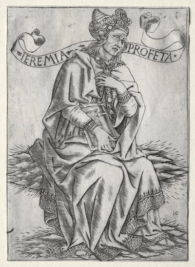 Os Profetas: Jeremias, c. 1470-75. de Baccio Baldini