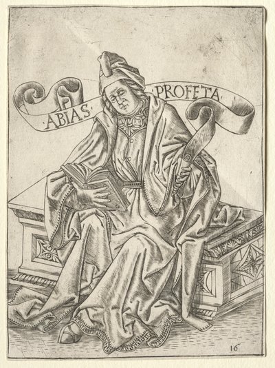 Os Profetas: Obadias, c. 1470-1475. de Baccio Baldini