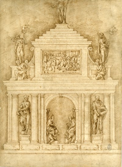 Projeto para os túmulos de Leão X e Clemente VII de Baccio Bandinelli