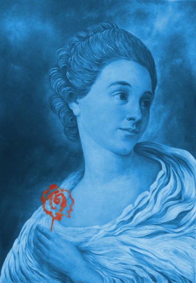 Retrato Azul, Rosa Vermelha de Balazs Solti