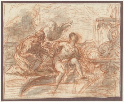 Suzanna e os Anciãos de Baldassare Franceschini (attributed to)