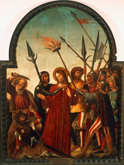 Captura de Cristo, por Baldassare di Matteo Carrari (cerca de 1460-1520) de Baldassare di Matteo Carrari
