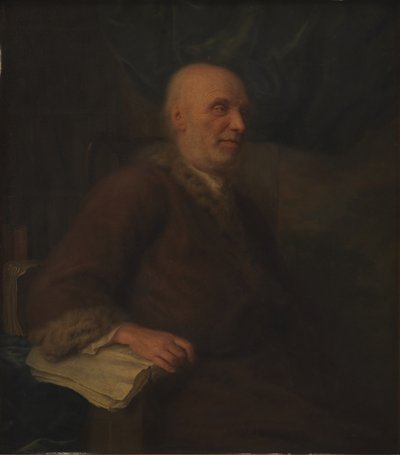 Retrato de um homem de Balthasar Denner