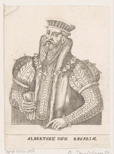 Retrato de Albrecht V, Duque da Baviera de Balthasar Jenichen