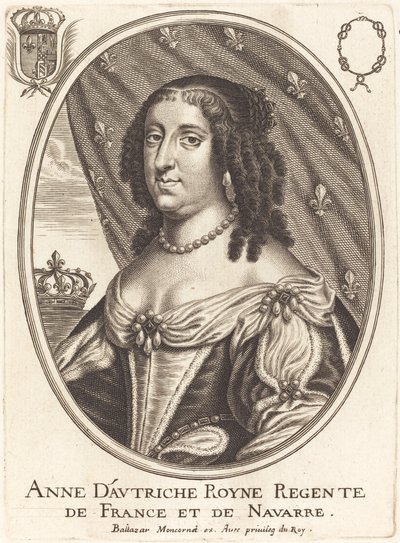 Ana da Áustria de Balthasar Moncornet