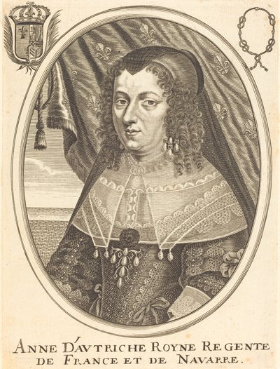 Ana da Áustria de Balthasar Moncornet