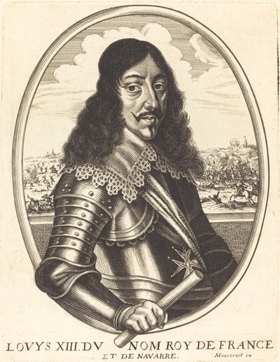 Luís XIII, rei da França de Balthasar Moncornet