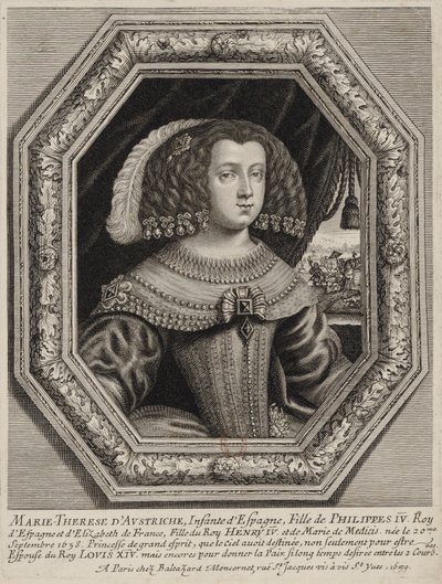 Moncornet, ed - Marie Thérèse de Austria de Balthasar Moncornet