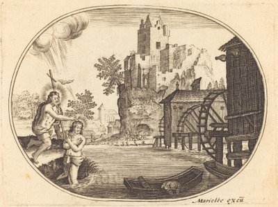 O Batismo de Cristo de Balthasar Moncornet