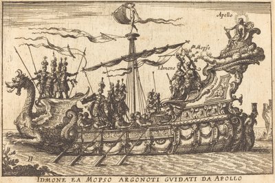 Identificou o Mopso Argonoti com os guias de Apolo de Balthasar Moncornet after Remigio Cantagallina