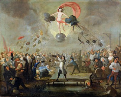 Alegoria da fortuna, c.1730 (óleo sobre tela) de Balthasar Nebot