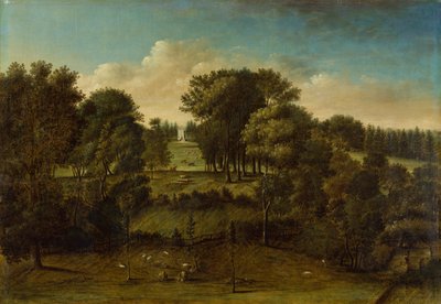 Studley Royal, Yorkshire (óleo sobre tela) de Balthasar Nebot