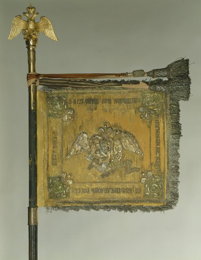 Padrão do Regimento de Granadeiros da Guarda da Vida, 1838 de Banners and Standards Flags