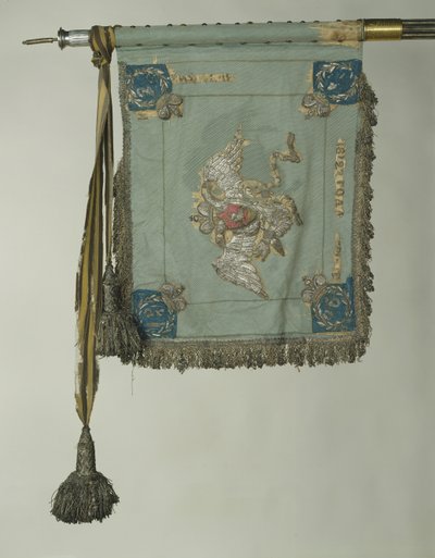 O Padrão de São Jorge do Regimento do Cuirassier dos Guardas de Vida de Suas Majestades, c. 1830 de Banners and Standards Flags