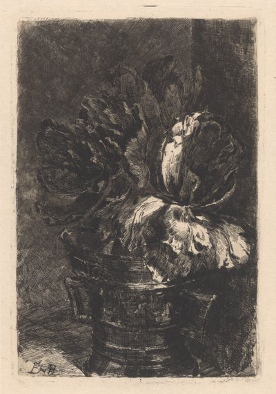 Tulipas em argamassa de cobre de Barbara Elisabeth van Houten