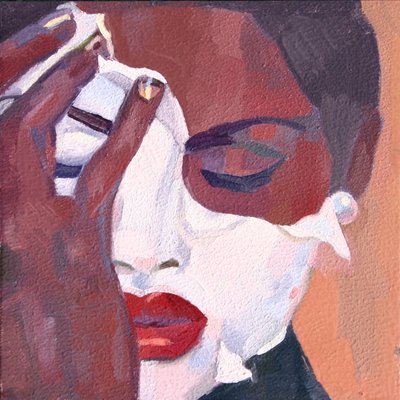 "Face 1", 2012 de Barbara Hoogeweegen