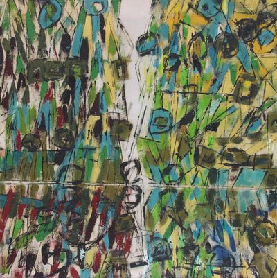 Traços abstratos vibrantes de Barbara Piatti