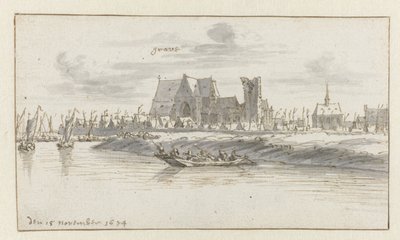 Vista de Grave, Brabante Norte de Barend Klotz (attributed to)