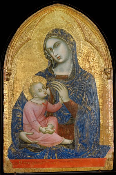 Virgem Maria e criança ... de Barnaba da Modena