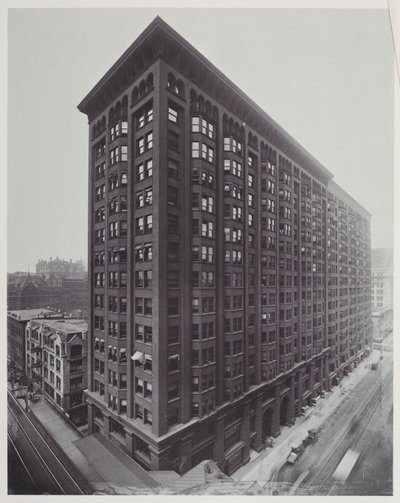 Edifício Monadnock, Chicago, Illinois, EUA de Barnes and Crosby