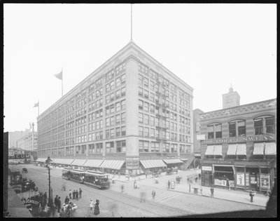 Siegel, Edifício Cooper & Company, Chicago, Illinois, EUA, c.1905 (foto a p/b) de Barnes and Crosby