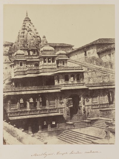 Mundleysir, Templo hindu moderno de Baron Alexis de La Grange