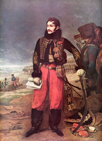 Retrato de Antoine-Charles-Louis, Comte de Lasalle de Baron Antoine Jean (after) Gros