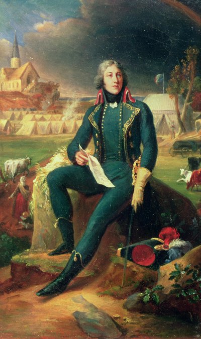 Retrato do general Louis-Lazare Hoche (1768-97) de Baron François Pascal Simon Gérard
