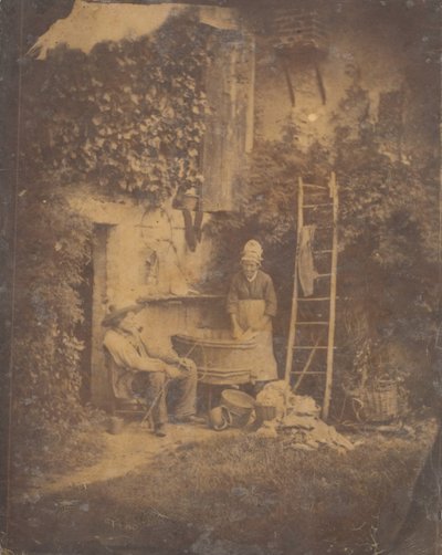 A Lavanderia, década de 1840. de Baron Louis Adolphe Humbert De Molard