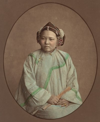 Garota Lanxchow, década de 1870. de Baron Raimund von Stillfried