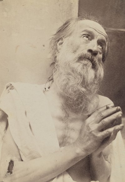 [Retrato de um homem a rezar]. de Baron Wilhelm von Gloeden