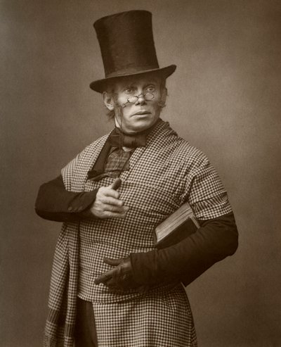 Ator britânico Felix Morris em One Change, 1886. de Barraud