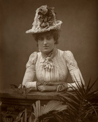 Atriz britânica Cissy Grahame em The Pickpocket, 1886. de Barraud