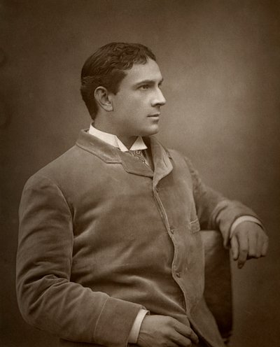 Maurice Barrymore, ator britânico, 1886 de Barraud