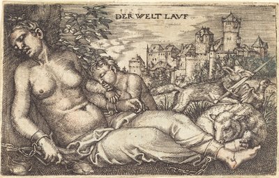 "Der Welt Lavf" (Justiça Adormecida) de Barthel Beham