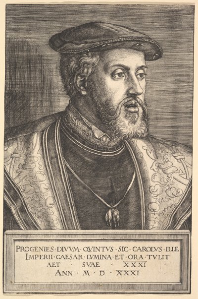 Imperador Carlos V, século XVI. de Barthel Beham
