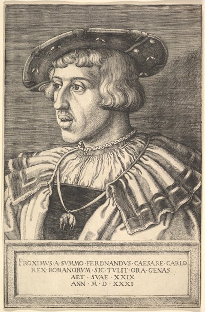 Imperador Fernando I, século XVI. de Barthel Beham
