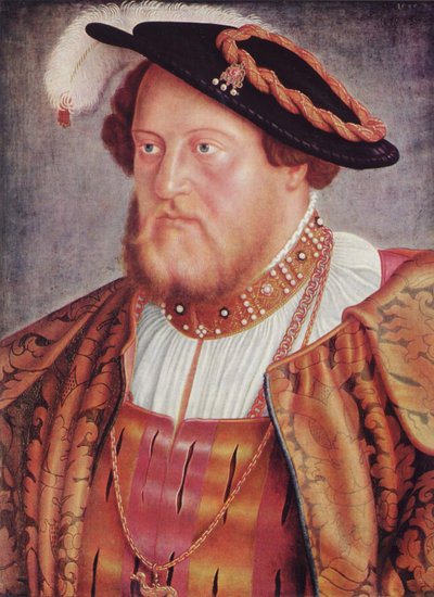 Alemão: Portrait of Ottheinrich, Prince of Palatinate Portrait of Ottheinrich, Prince of Palatinate de Barthel Beham