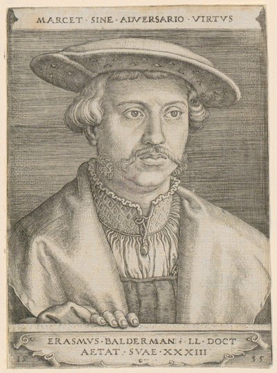 Retrato do doutor Erasmus Baldermann de Barthel Beham