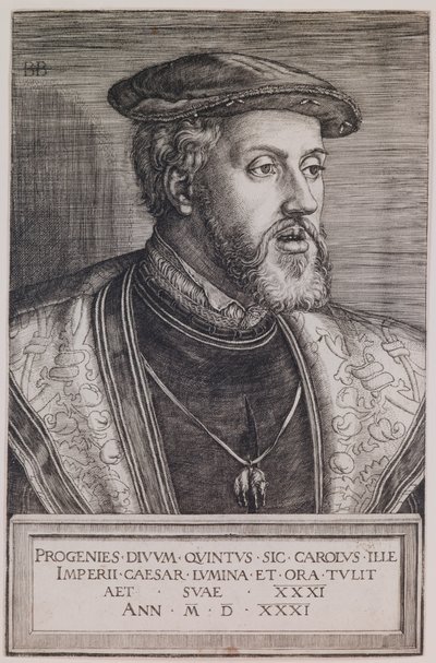 Retrato de Charles Quint de Barthel Beham
