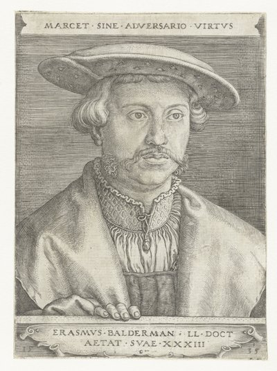 Retrato de Erasmus Balderman de Barthel Beham