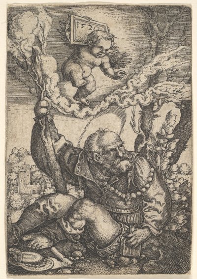 São Cristóvão, início do século XVI. de Barthel Beham