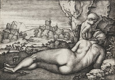 A penitência de São João Crisóstomo de Barthel Beham