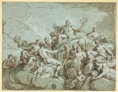 Apolo e as Musas de Bartholomaeus Spranger