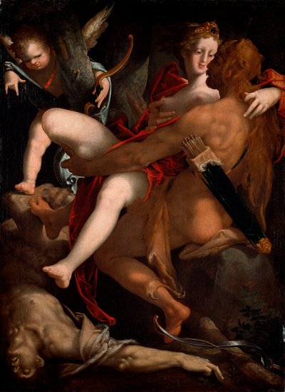 Hércules, Dejanire e o centauro Nessus (pintura de Bartholomaeus Spranger